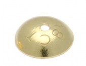 Pärlskål 4mm, 18K RG