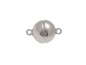 Collierlås kula magnet 9 mm, 925 rhod