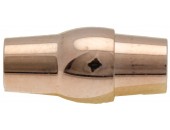 Magnetlås 14x7mm, inv Ø 4mm, 925 rosé
