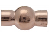 Magnetlås 15x8mm, inv Ø 4,8mm, 925 rosé