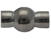 Magnetlås 15x8mm, inv Ø 4,8mm, 925 rutenium