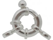 Springring med öglor 14x3 mm, 925