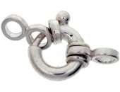 Springring med öglor 10x2 mm, 925