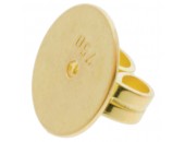 Snurrebuss med platta 8 mm, 14K RG 