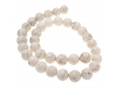 Howlit, 40cm collier, polerad,  8mm