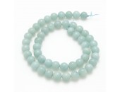 Amazonite, 40cm collier, polerad, 6mm, A+ kval