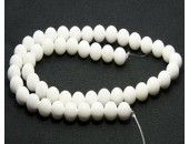 Vit Agat, 40cm collier, 4mm