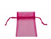 Smyckespåsar cerise 7,5 x 10 cm 10 st