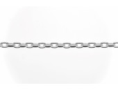 Ankarkedja facetterad 2,6mm, metervara 925