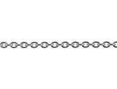 Ankarkedja rund 1,0 mm, metervara 18K VG