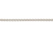 Palmkedja 2,0mm rund tråd metervara 925
