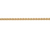 Palmkedja 2,3 mm metervara, 18K RG