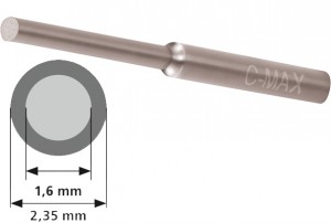 C-Max stepped round graver 1,6 mm carbide