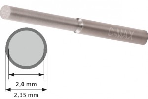 C-Max stepped round graver 2,0 mm carbide