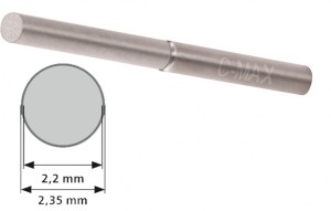 C-Max stepped round graver 2,2 mm carbide