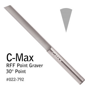 C-Max RFF Point Graver, 30° Point