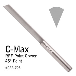 C-Max RFF Point Graver, 45° Point