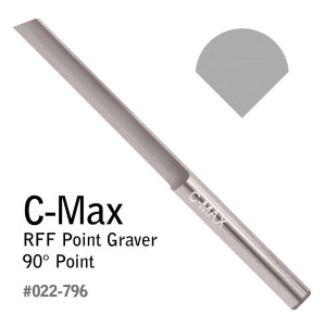 C-Max RFF Point Graver, 90° Point