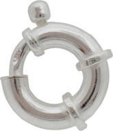 Springring 18x4mm, 925 