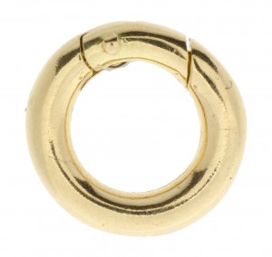 Ringlås 12 mm rund, 18K RG 