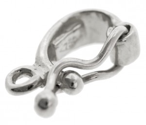 Collierclips 12mm, med ögla, 14K VG   