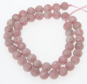 Thulite 40 cm collier 6 mm