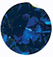 Syntetisk mörkblå spinell rund. 1,25 mm. 10st per förp.