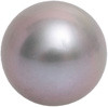 Sötvattenpärlor grå, buttonshape, styckvis, 6,0-6,5mm