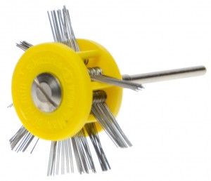 Mattslagningsborste tråd 0,20 mm, gul