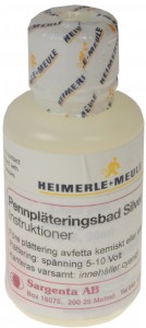 Pennplätteringsbad silver 1,0 g Ag ( UN1935 )