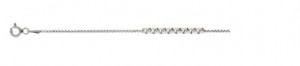Venecia kedja runda hörn diam. 1,0mm längd 42cm