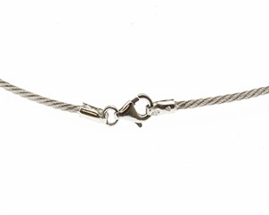 Wire collier, Ø 0,5 mm, längd 42 cm 18K VG 